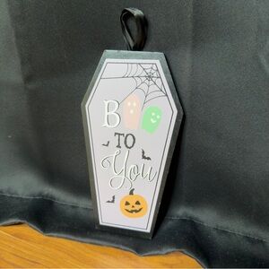 Halloween Coffin Door Hanger Pastel Ashland Michael's BOO TO YOU Decoration